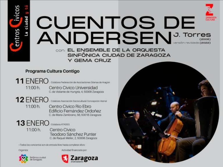 «Cuentos de Andersen». Sinfónica ciudad de Zaragoza