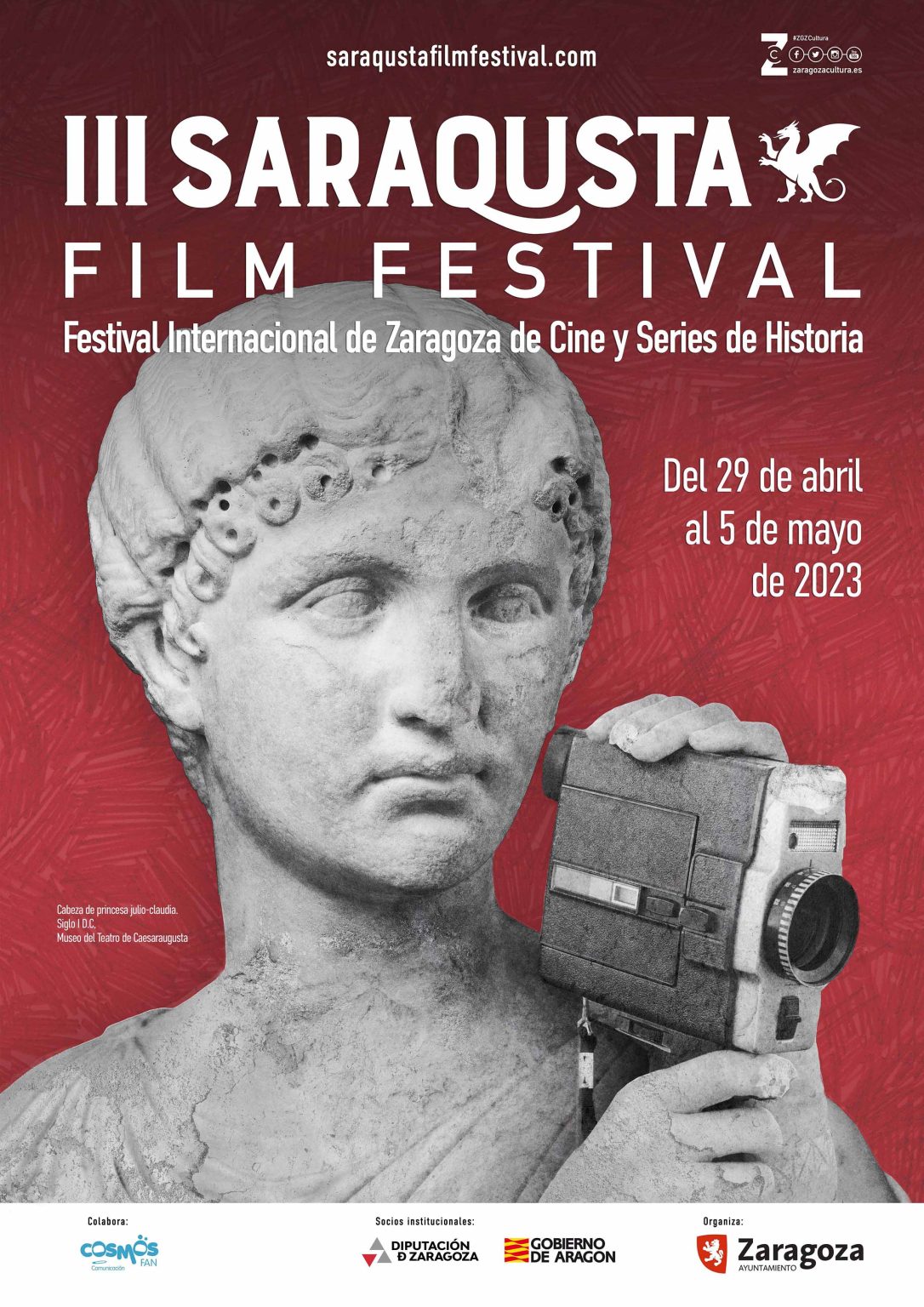 III Saraqusta Film Festival se celebrará del 29 de abril al 5 de mayo de 2023