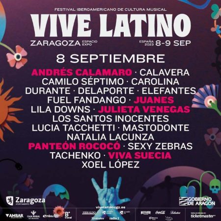 Actuaciones en el Vive Latino por días