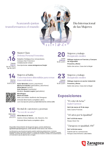 Actividades del Día Internacional de la Mujer 8 de marzo