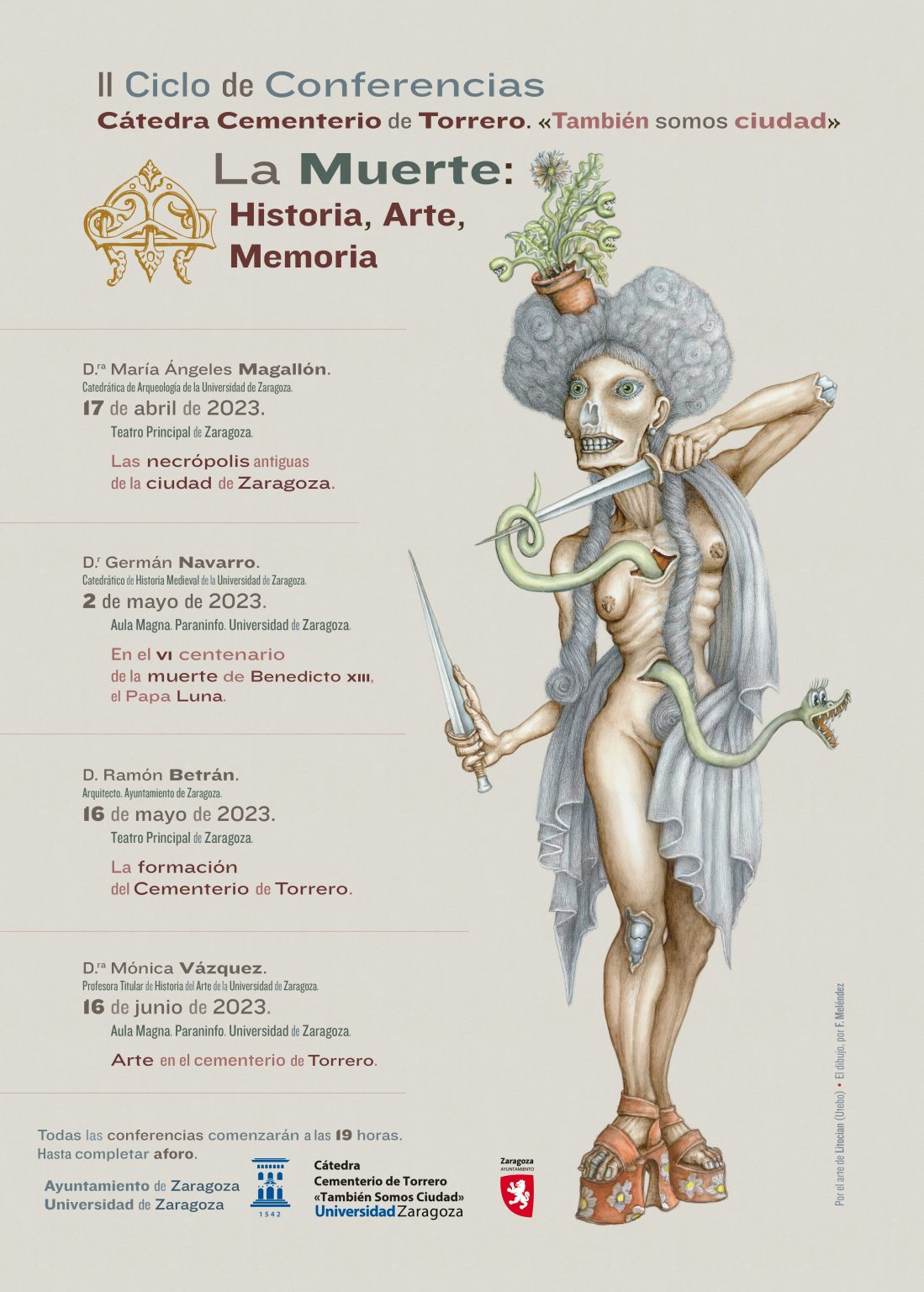 El II ciclo de conferencias de la Cátedra Cementerio de Torrero