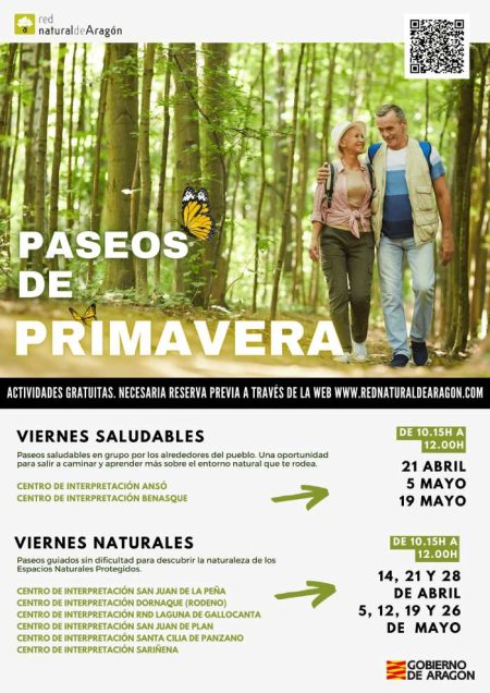 Comienzan los ‘Paseos de primavera’ en la Red Natural de Aragón