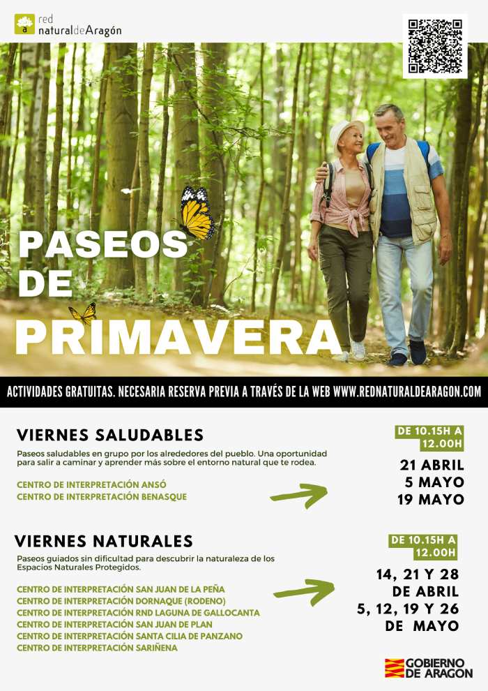 Comienzan los ‘Paseos de primavera’ en la Red Natural de Aragón