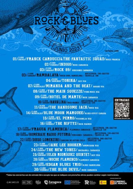 Programación de junio en el Rock&Blues