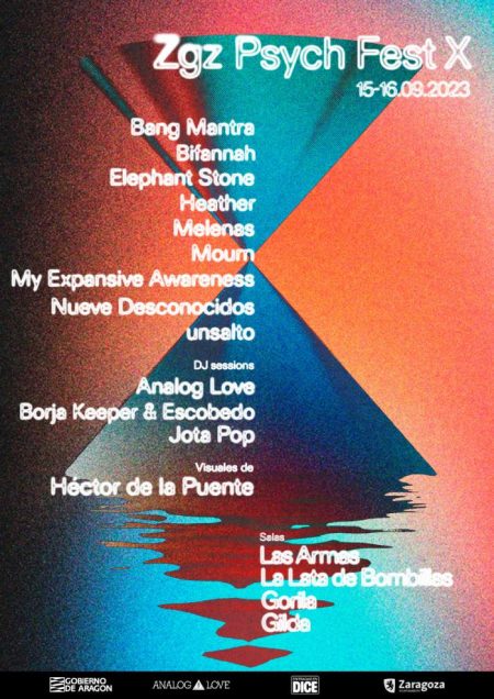 X edición del Zaragoza Psych Fest, 15 y 16 de septiembre