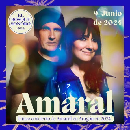 Amaral actuará en El Bosque Sonoro en su único concierto en Aragón este año