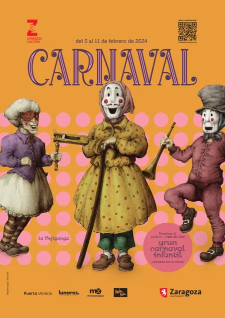 Actividades Carnaval 2024 en Zaragoza