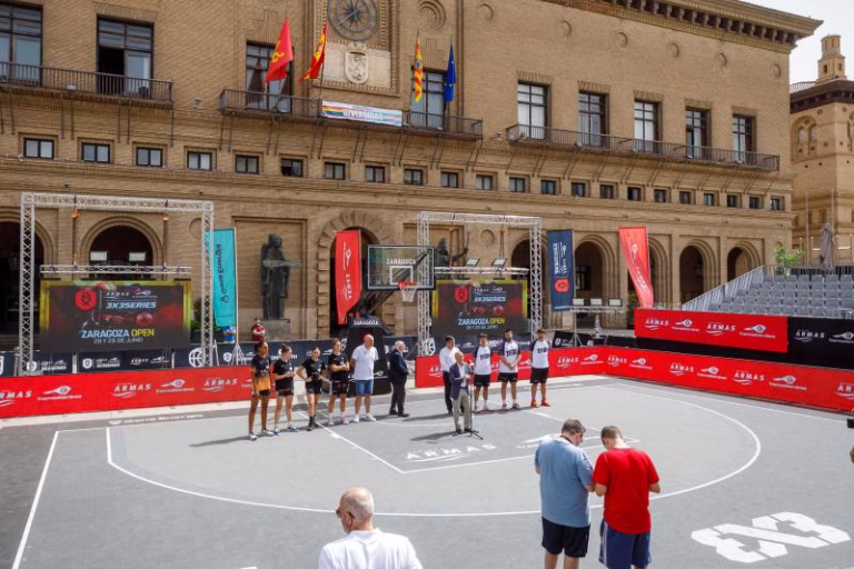 El mejor baloncesto 3×3 llega a la Plaza del Pilar este viernes 28 y sábado 29 de junio