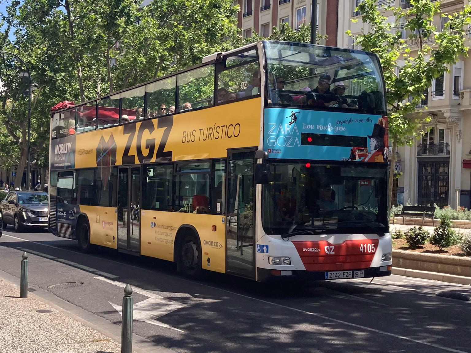 El bus turístico recorrerá las calles de Zaragoza a diario