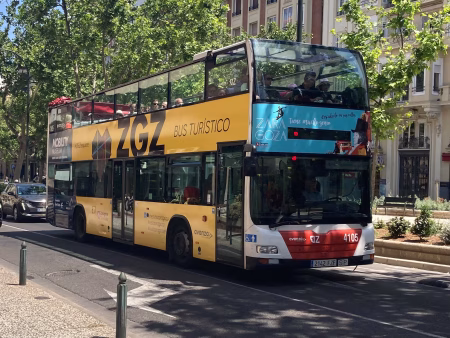 El bus turístico recorrerá las calles de Zaragoza a diario