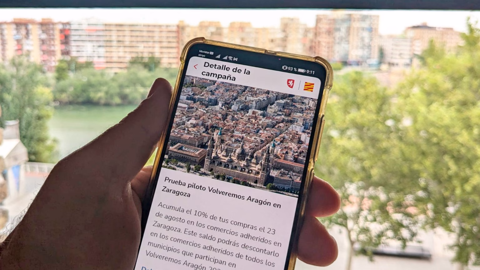 Volveremos se activa este viernes 23 de agosto en Zaragoza capital y permitirá acumular un 25% de saldo en cada compra