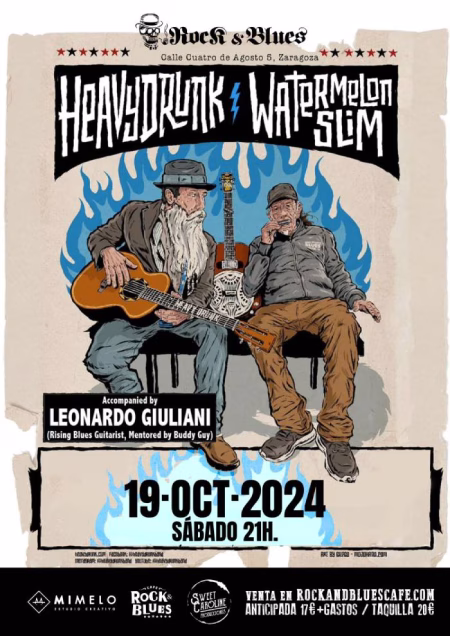 Heavydrunk and Watermelon Slim, este sábado en el Rock & Blues