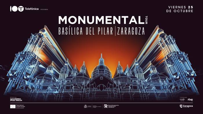 Este viernes el evento internacional Monumental Tour en la Plaza del Pilar