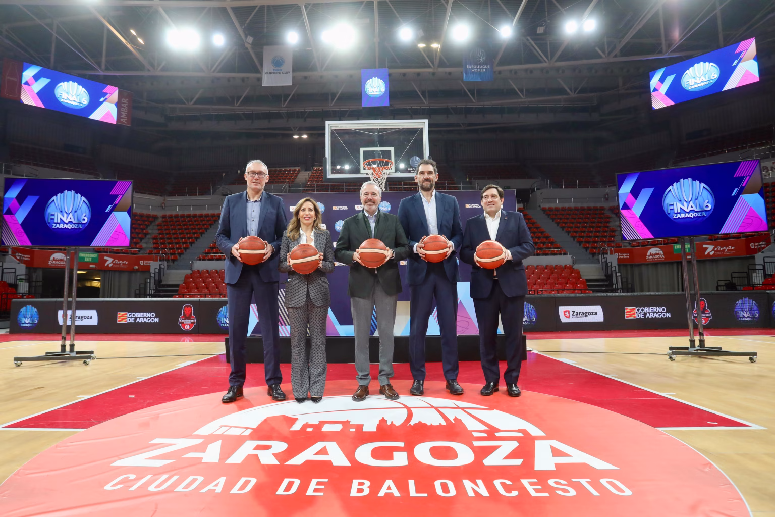 Zaragoza será sede de la Final Six de la Euroliga femenina de baloncesto en 2025, 2026 y 2027