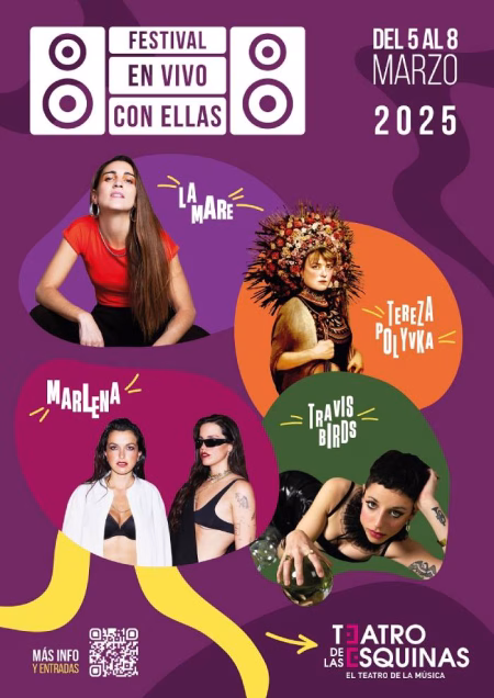 2ª Edición del festival «En vivo con ellas» en el teatro de las Esquinas