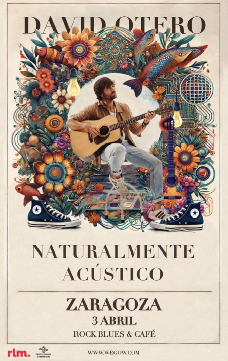 David Otero, el jueves 3 de abril en el Rock & Blues