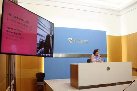 El pianista Cristian Baquero este domingo en el Museo del Foro