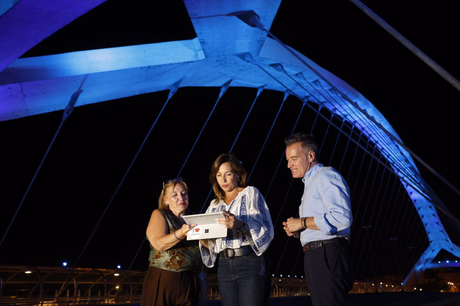 El Puente del Tercer Milenio de Zaragoza estrena nueva imagen