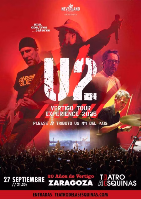 Concierto de PLEASE U2, en las Esquinas