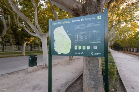 El Parque Grande José Antonio Labordeta estrena seis circuitos señalizados de running