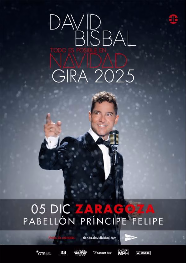 David Bisbal celebra la Navidad en Zaragoza