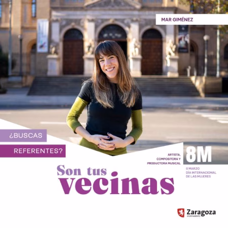Zaragoza celebra el 8-M con una campaña protagonizada por sus vecinas y actividades durante todo marzo