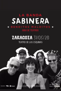 La auténtica banda de Joaquín Sabina repasa sus grandes éxitos en el Teatro de las Esquinas de Zaragoza