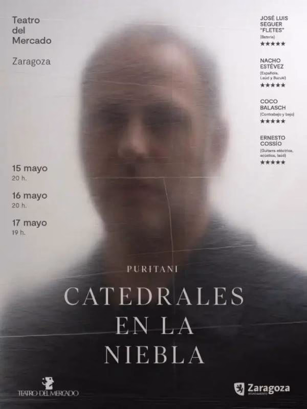Puritani lleva “Catedrales en la niebla” al Teatro del Mercado de Zaragoza este fin de semana