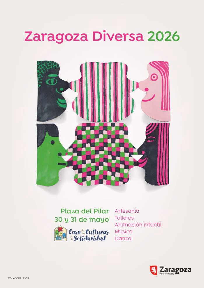 Zaragoza Diversa llenará la plaza del Pilar de música, cultura y tradiciones de todo el mundo