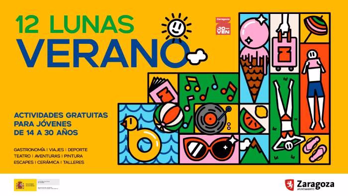 12 Lunas de verano en Zaragoza: actividades gratis, excursiones y talleres para jóvenes
