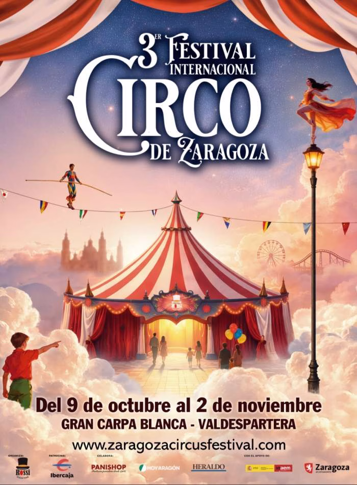 El Festival Internacional de Circo de Zaragoza vuelve a Valdespartera por el Pilar con artistas de todo el mundo